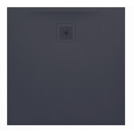 Receveur de douche carré LAUFEN PRO, écoulement latéral 800 x 800 x 29 mm LAUFEN anthracite