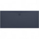 Receveur de douche LAUFEN PRO rectangulaire, bonde côté long 1800 x 800 x 33 mm anthracite LAUFEN