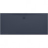 Receveur de douche LAUFEN PRO rectangulaire, bonde côté long 1800 x 800 x 33 mm anthracite LAUFEN