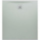 Receveur de douche LAUFEN PRO, rectangulaire, écoulement sur le petit côté 1000 x 900 x 33 mm, gris clair LAUFEN