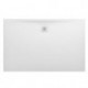 Receveur de douche LAUFEN PRO rectangulaire, bonde côté long 1400 x 900 x 30 mm blanc mat LAUFEN