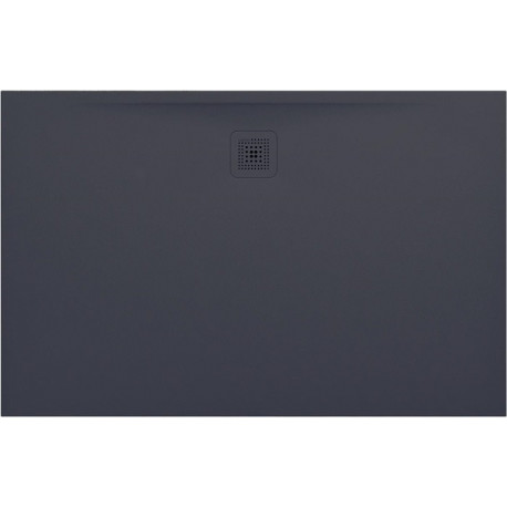Receveur de douche LAUFEN PRO, rectangulaire, écoulement sur le côté long 1400 x 900 x 30 mm, gris clair LAUFEN