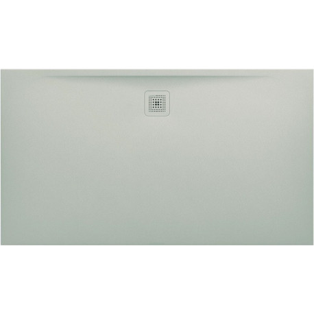 Receveur de douche LAUFEN PRO, rectangulaire, écoulement latéral long, 1600 x 900 x 33 mm, gris clair LAUFEN