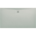 Receveur de douche LAUFEN PRO, rectangulaire, écoulement latéral long, 1600 x 900 x 33 mm, gris clair LAUFEN
