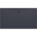 Receveur de douche LAUFEN PRO rectangulaire, bonde côté long 1600 x 900 x 33 mm anthracite LAUFEN