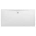 Receveur de douche LAUFEN PRO, rectangulaire, écoulement sur le côté long 1800 x 900 x 34 mm blanc mat LAUFEN