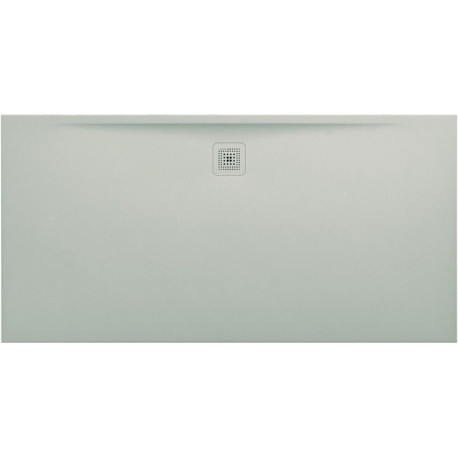 Receveur de douche LAUFEN PRO, rectangulaire, écoulement sur le côté long 1800 x 900 x 34 mm, gris clair LAUFEN