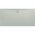 Receveur de douche LAUFEN PRO, rectangulaire, écoulement sur le côté long 1800 x 900 x 34 mm, gris clair LAUFEN