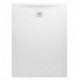 Receveur de douche rectangulaire LAUFEN PRO, bonde côté court 1200 x 1000 x 33 mm blanc mat LAUFEN