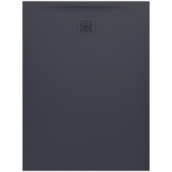 Receveur de douche LAUFEN PRO rectangulaire, bonde côté court 1200 x 1000 x 33 mm anthracite LAUFEN