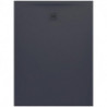 Receveur de douche LAUFEN PRO rectangulaire, bonde côté court 1200 x 1000 x 33 mm anthracite LAUFEN