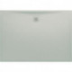 Receveur de douche LAUFEN PRO, rectangulaire, écoulement sur le côté long 1400 x 1000 x 30 mm, gris clair LAUFEN