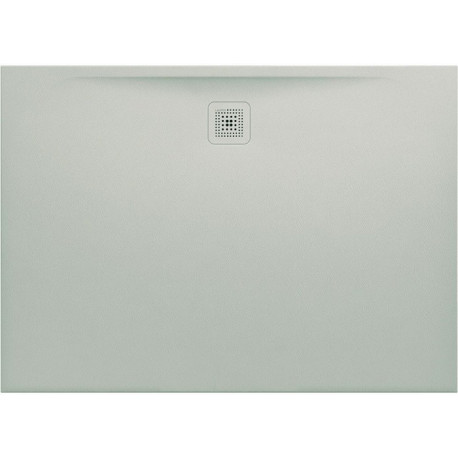 Receveur de douche LAUFEN PRO, rectangulaire, écoulement sur le côté long 1400 x 1000 x 30 mm, gris clair LAUFEN