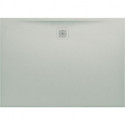 Receveur de douche LAUFEN PRO, rectangulaire, écoulement sur le côté long 1400 x 1000 x 30 mm, gris clair LAUFEN