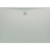 Receveur de douche LAUFEN PRO, rectangulaire, écoulement sur le côté long 1400 x 1000 x 30 mm, gris clair LAUFEN