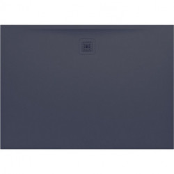 Receveur de douche LAUFEN PRO rectangulaire, bonde côté long 1400 x 1000 x 30 mm anthracite LAUFEN