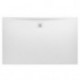 Receveur de douche LAUFEN PRO, rectangulaire, écoulement sur le côté long 1600 x 1000 x 33 mm blanc mat LAUFEN