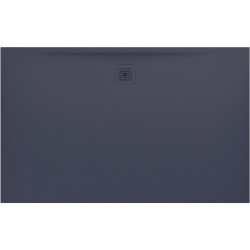 Receveur de douche LAUFEN PRO rectangulaire, bonde côté long 1600 x 1000 x 33 mm anthracite LAUFEN