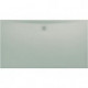 Receveur de douche LAUFEN PRO, rectangulaire, écoulement sur le côté long 1800 x 1000 x 34 mm, gris clair LAUFEN