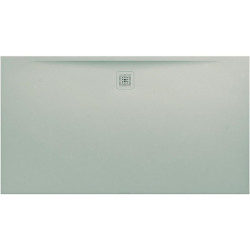 Receveur de douche LAUFEN PRO, rectangulaire, écoulement sur le côté long 1800 x 1000 x 34 mm, gris clair LAUFEN