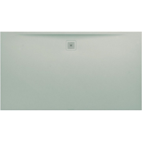 Receveur de douche LAUFEN PRO, rectangulaire, écoulement sur le côté long 1800 x 1000 x 34 mm, gris clair LAUFEN
