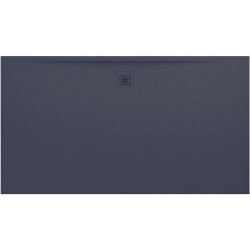 Receveur de douche LAUFEN PRO, rectangulaire, écoulement sur le côté long 1800 x 1000 x 34 mm anthracite LAUFEN