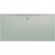 Receveur de douche LAUFEN PRO rectangulaire, écoulement sur le côté long 2000 x 1000 x 36 mm, gris clair LAUFEN
