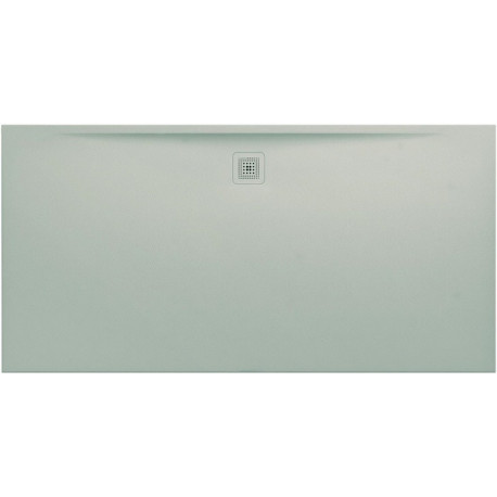 Receveur de douche LAUFEN PRO rectangulaire, écoulement sur le côté long 2000 x 1000 x 36 mm, gris clair LAUFEN