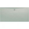 Receveur de douche LAUFEN PRO rectangulaire, écoulement sur le côté long 2000 x 1000 x 36 mm, gris clair LAUFEN