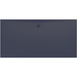 Receveur de douche LAUFEN PRO rectangulaire, bonde côté long 2000 x 1000 x 36 mm anthracite LAUFEN