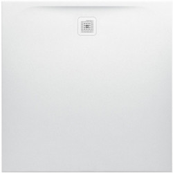 Receveur de douche carré LAUFEN PRO, écoulement latéral 1200 x 1200 x 33 mm LAUFEN blanc mat