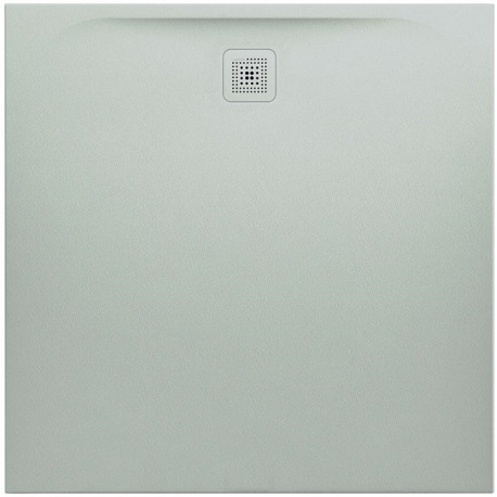 Receveur de douche carré LAUFEN PRO, écoulement latéral 1200 x 1200 x 33 mm, gris clair LAUFEN