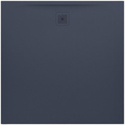 Receveur de douche carré LAUFEN PRO, écoulement latéral 1200 x 1200 x 33 mm anthracite LAUFEN