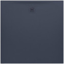 Receveur de douche carré LAUFEN PRO, écoulement latéral 1200 x 1200 x 33 mm anthracite LAUFEN