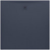Receveur de douche carré LAUFEN PRO, écoulement latéral 1200 x 1200 x 33 mm anthracite LAUFEN