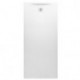 Receveur de douche rectangulaire LAUFEN PRO, bonde côté court 1800 x 800 x 46 mm blanc mat LAUFEN