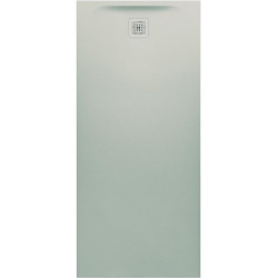Receveur de douche LAUFEN PRO, rectangulaire, écoulement sur le petit côté 1800 x 800 x 46 mm, gris clair LAUFEN