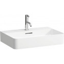 Vasque à poser VAL 600 x 420 mm avec trop-plein, version 1 trou pour robinet, blanc mat LAUFEN