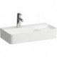 Lavabo VAL COMPACT 600 x 315 mm, 1 trou pour robinetterie, avec trop-plein blanc LAUFEN