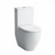 Combinaison WC au sol LAUFEN PRO à fond creux, 4,5 / 3 litres blanc LAUFEN