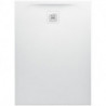 Receveur de douche LAUFEN PRO rectangulaire, écoulement sur le côté court 1100 x 800 x 33 mm blanc mat LAUFEN