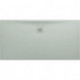 Receveur de douche LAUFEN PRO, rectangulaire, écoulement sur le côté long, 1400 x 700 x 30 mm, gris clair LAUFEN