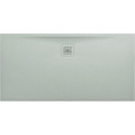 Receveur de douche LAUFEN PRO, rectangulaire, écoulement sur le côté long, 1400 x 700 x 30 mm, gris clair LAUFEN