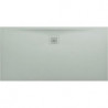Receveur de douche LAUFEN PRO, rectangulaire, écoulement sur le côté long, 1400 x 700 x 30 mm, gris clair LAUFEN