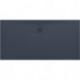 Receveur de douche LAUFEN PRO rectangulaire, bonde côté long 1400 x 700 x 30 mm anthracite LAUFEN
