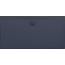 Receveur de douche LAUFEN PRO rectangulaire, bonde côté long 1400 x 700 x 30 mm anthracite LAUFEN