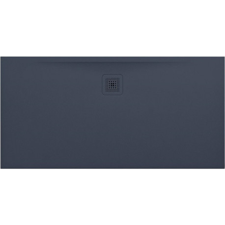 Receveur de douche LAUFEN PRO rectangulaire, bonde côté long 1400 x 700 x 30 mm anthracite LAUFEN