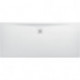 Receveur de douche LAUFEN PRO, rectangulaire, écoulement sur le côté long, 1600 x 700 x 32 mm, blanc mat LAUFEN