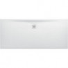 Receveur de douche LAUFEN PRO, rectangulaire, écoulement sur le côté long, 1600 x 700 x 32 mm, blanc mat LAUFEN