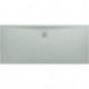 Receveur de douche LAUFEN PRO, rectangulaire, écoulement latéral long, 1600 x 700 x 32 mm, gris clair LAUFEN